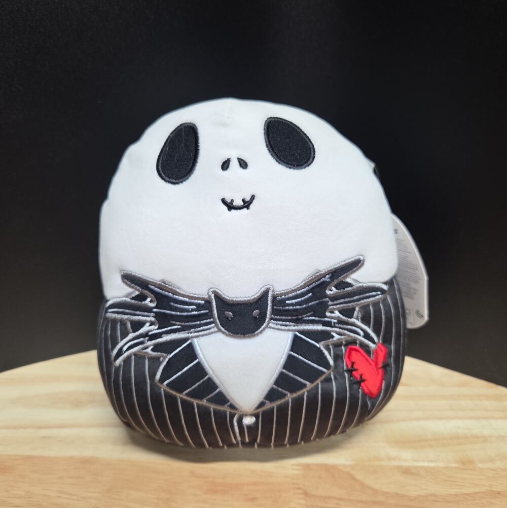 Squishmallows Nightmare Before Christmas Jack Skellington 8in Plush Stuffed Toy